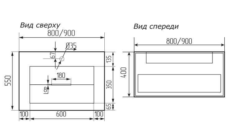 чертеж Эспри